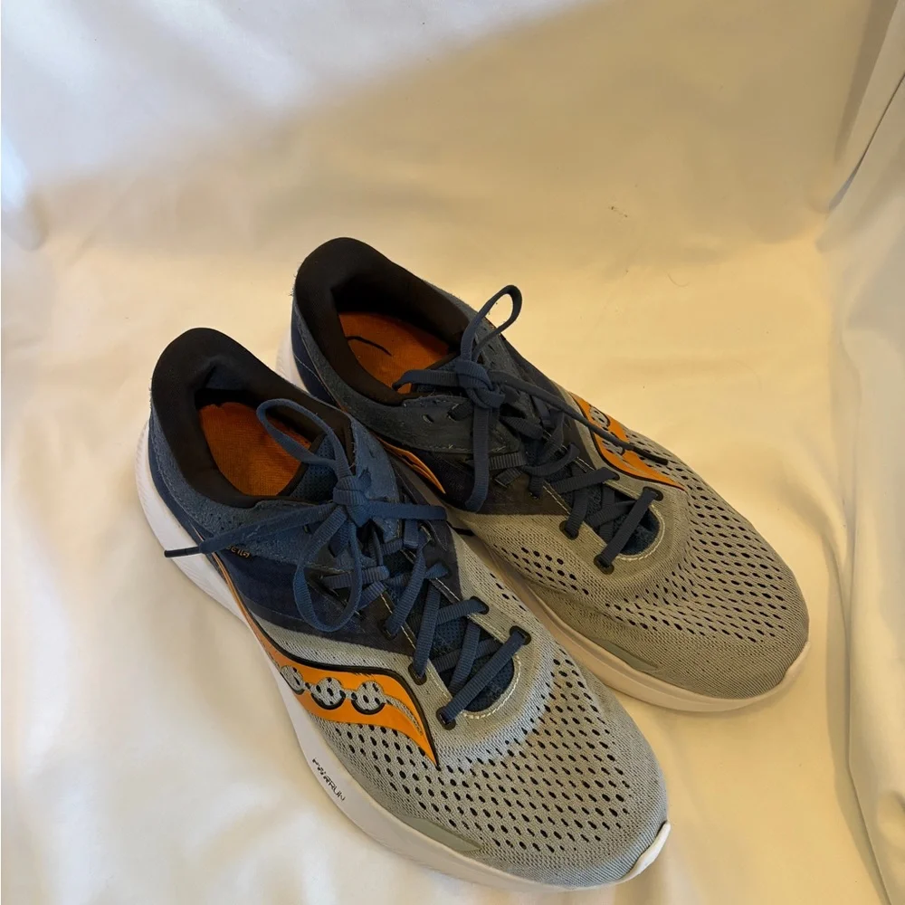 Saucony | Shoes | Saucony Mens Gray And Navy Athletic Shoes  display picture 2